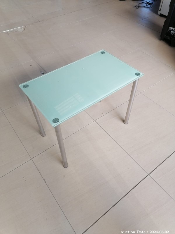 6987- 1x Mini Glass Table 