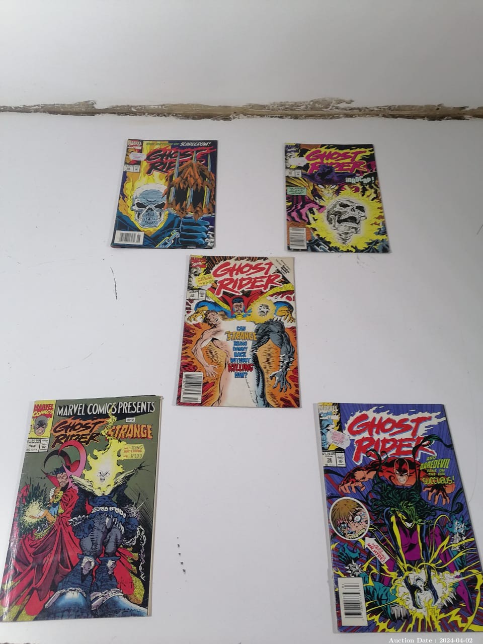Lot 6342 - 5 x Ghost Rider vintage Comic Books