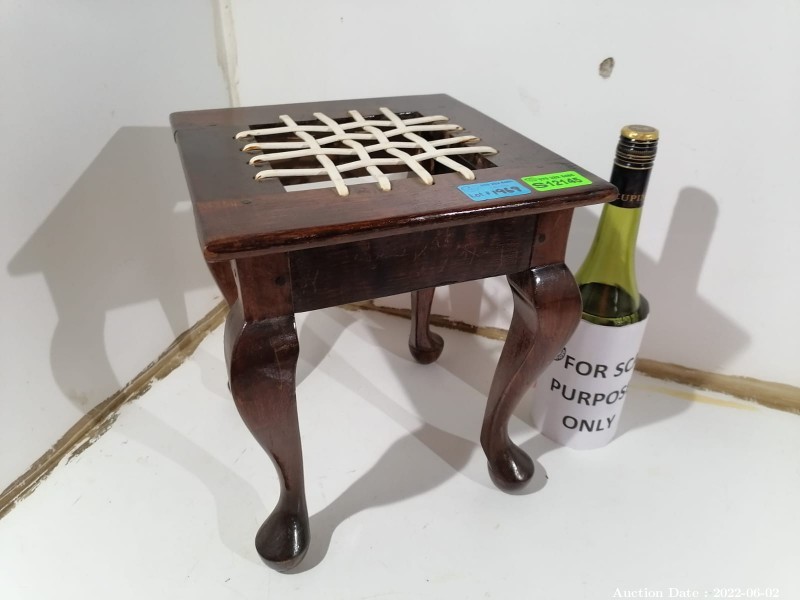 1969 - 1 x Small Wood & Riempie Table