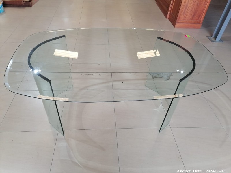 5756 - Glass Dining Table