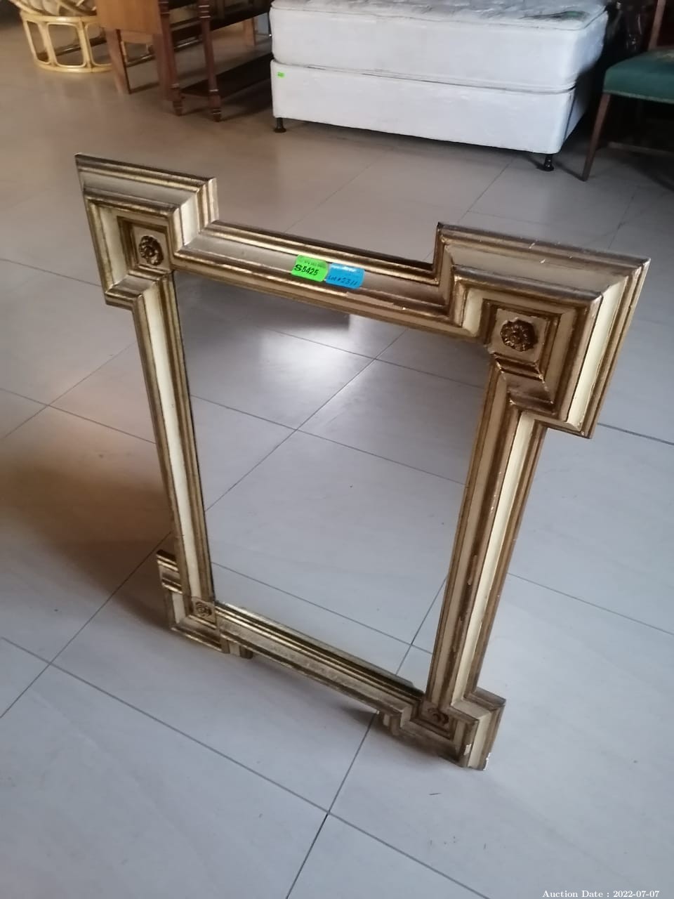 2311 - Mirror with Wooden Frame