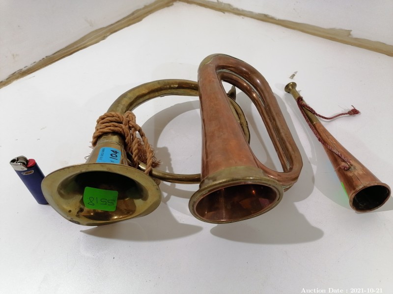 104 - Brass Horn & Bugle Collection