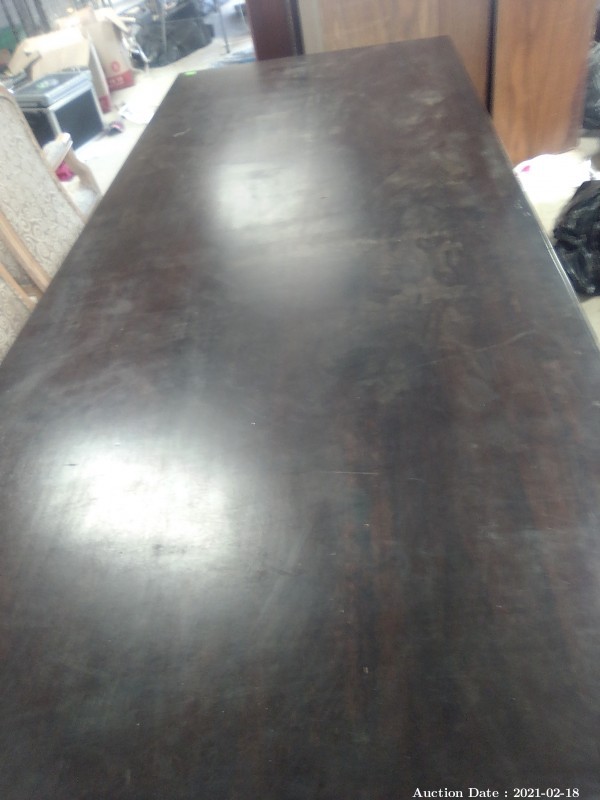 112 Dark Wood Table