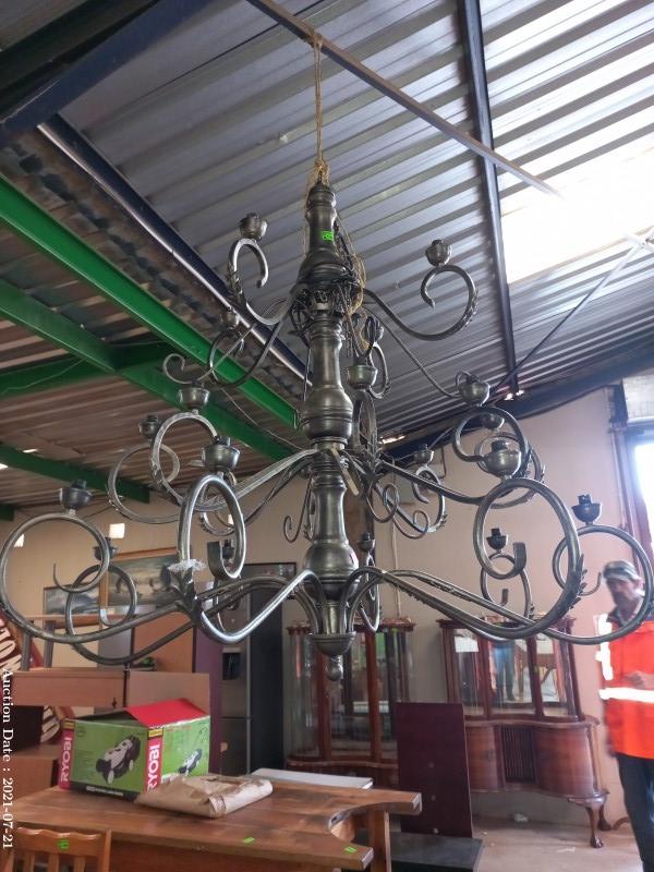 219 - Magnificent Wrought Iron Chandelier