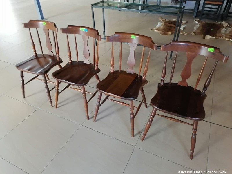 1931 - 4 x Dining Room Chairs Solid Wood
