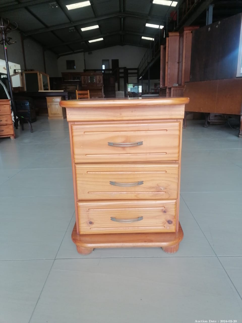 5460 - Lovely Solid Wood Bedside Drawers