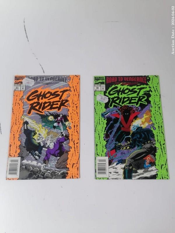 Lot 6343 - 2 x Ghost Rider Vintage Comic books