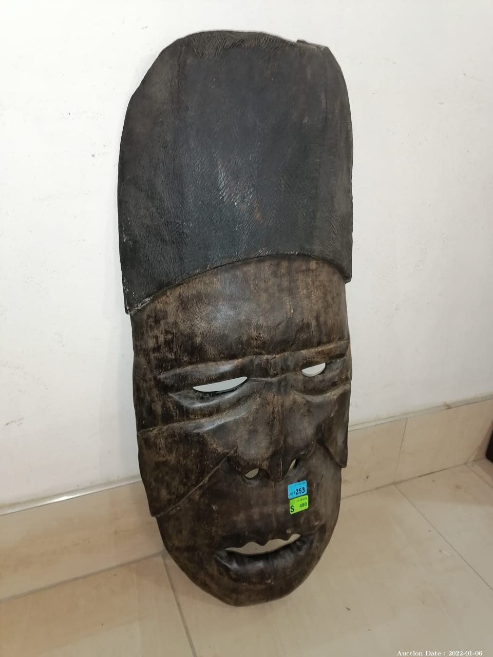 253 - Large Wooden African Mask