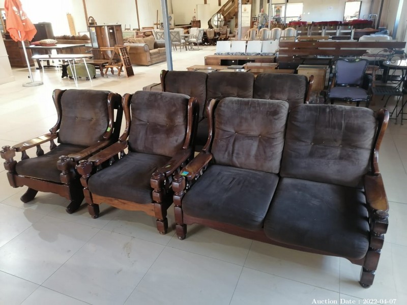 1350 - 7 Seater Vintage Lounge Suite