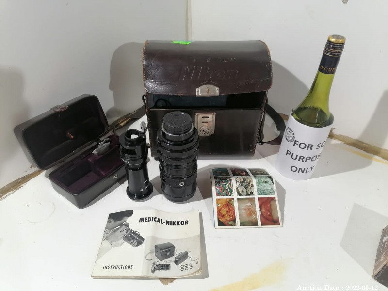 1778 - Vintage Nikon Camera Lens & Accessories