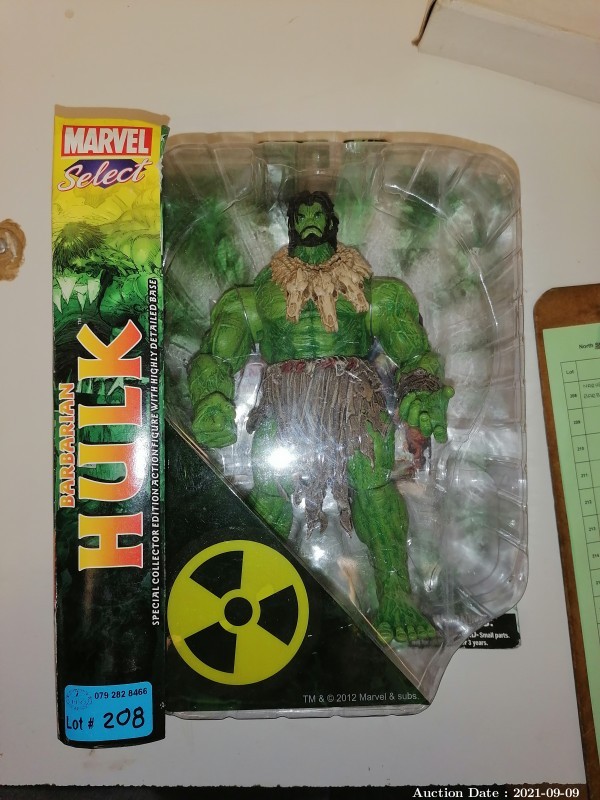 208 - Marvel Select Barbarian Hulk Figurine
