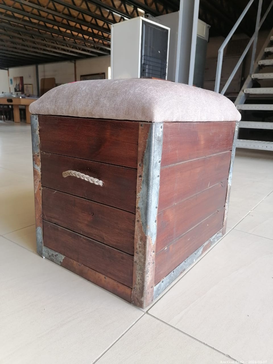 Lot 5741 - Ottoman with Storage Space
