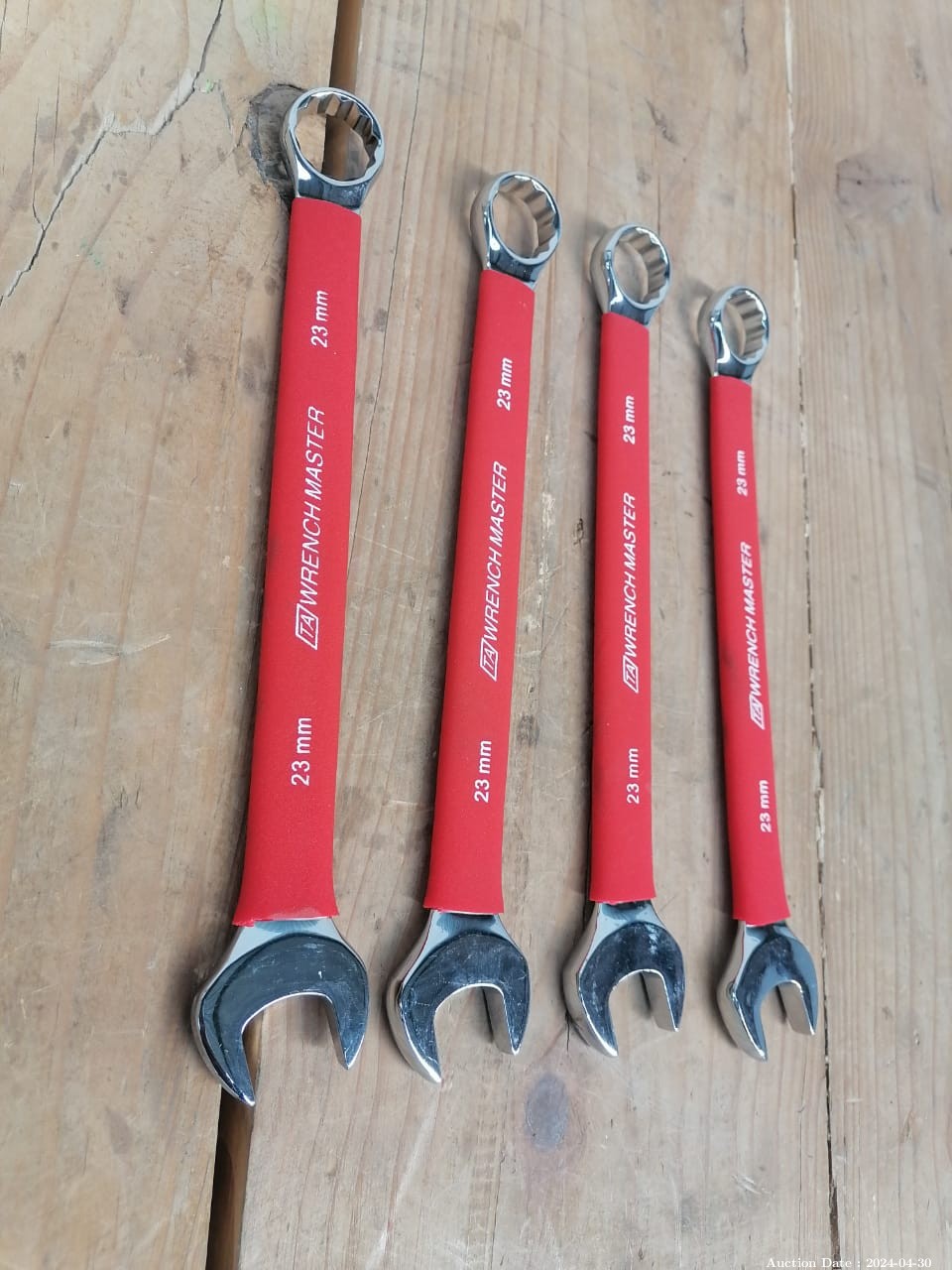 Lot 6933 - 10 x SPANNER 15 DEGREE RUBBERISED 23 MM 