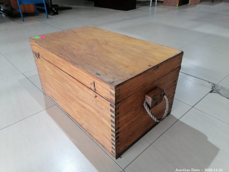 3799 - Solid Wood Chest
