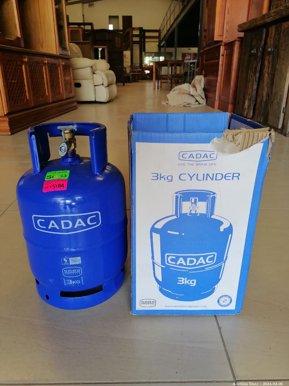 5184 - Cadac No 3 Gas Cyclinder