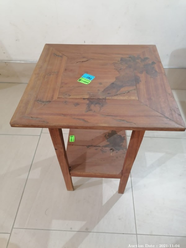 282 - Solid Wood Side Table