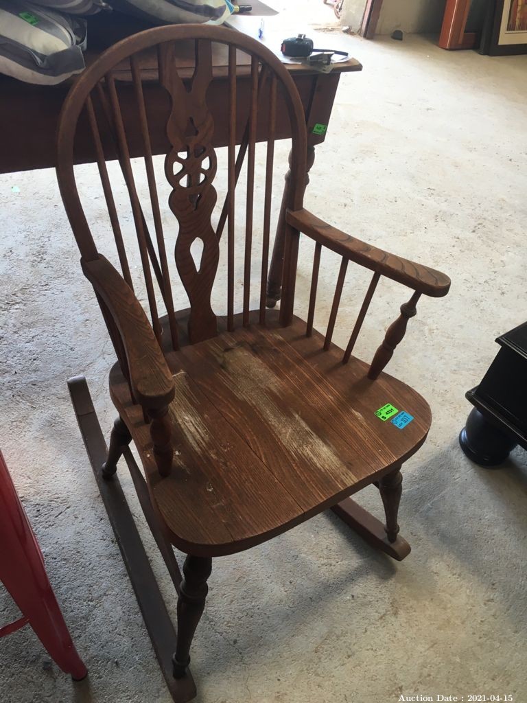 107 Wooden Rocking Chair