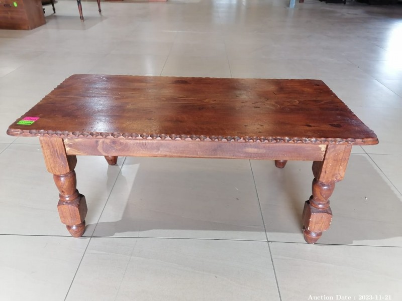 3803 - Solid Wood Coffee Table