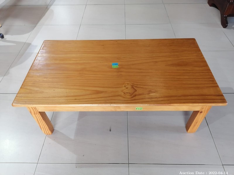 Lot 1470 - Solid Wood Coffee Table