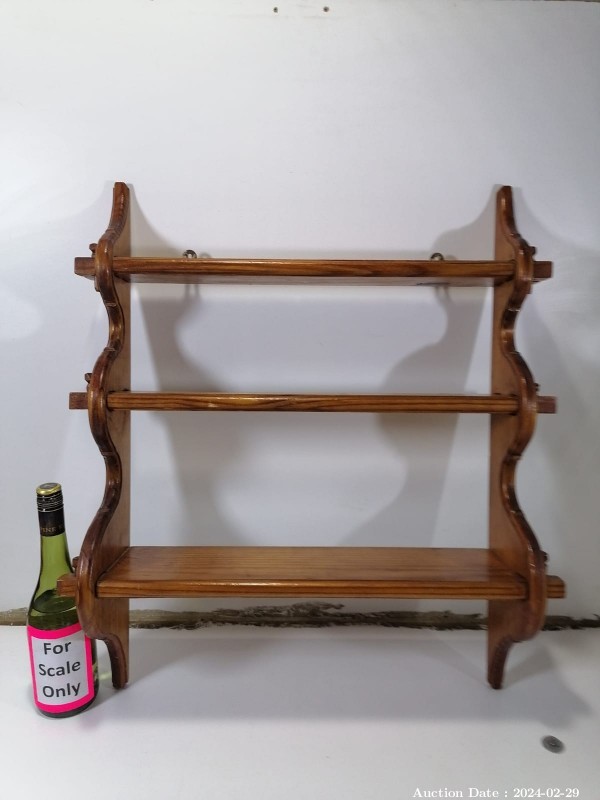 5635 - Wooden Wall Shelves