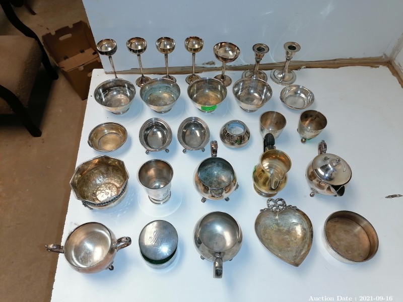 321 - Joblot of 27 Assorted Silver Plated Items