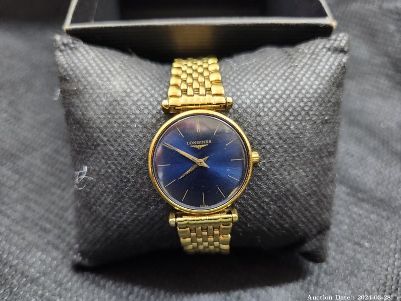Lot 6126 - Elegant Longines La Grande Classique Gold Plated Ladies Wrist Watch