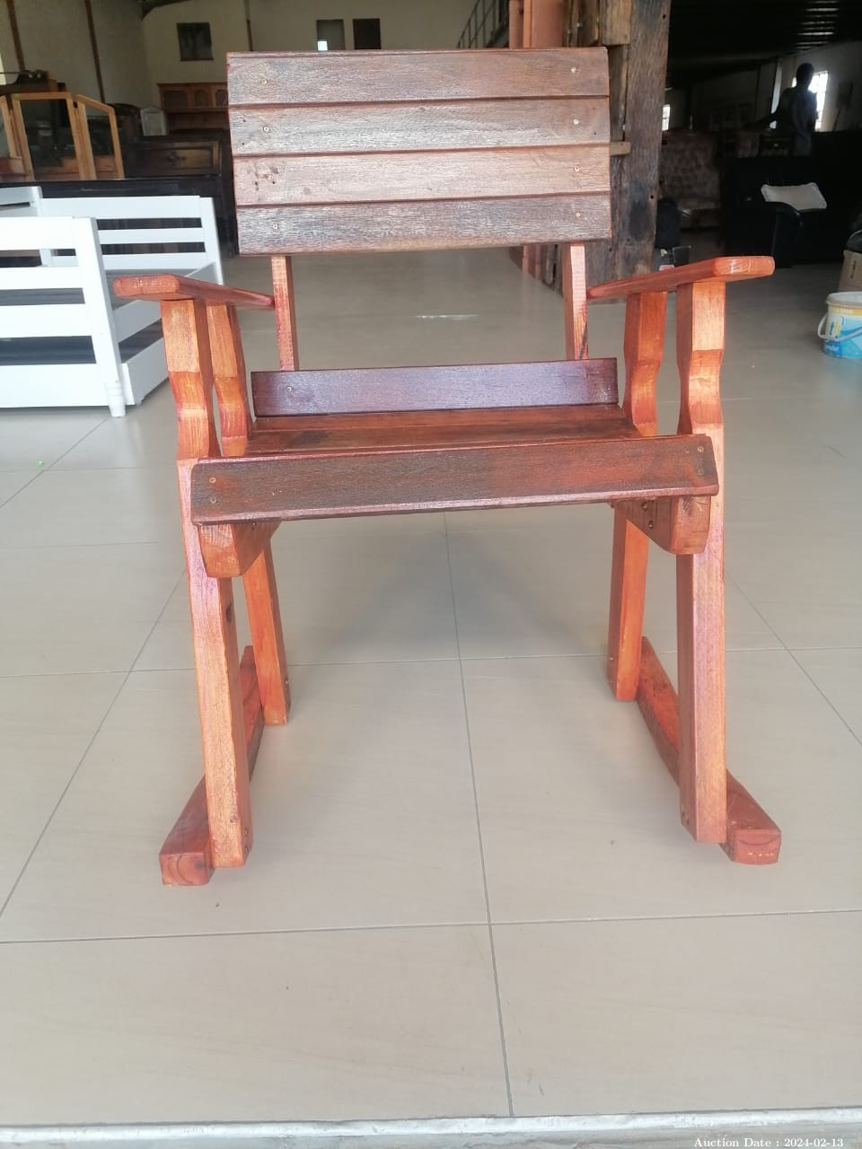 5355 - Beautiful Solid Wood Rocking Chair