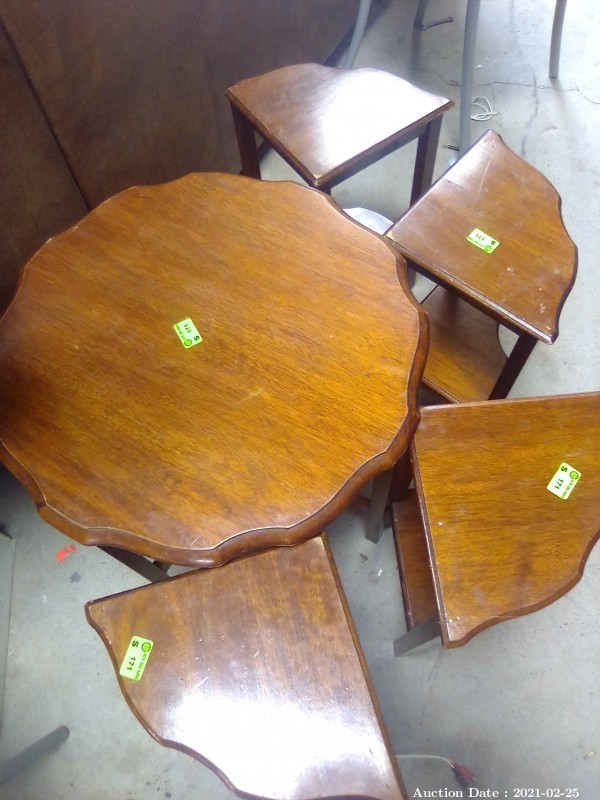 104 Set of 5 Tables