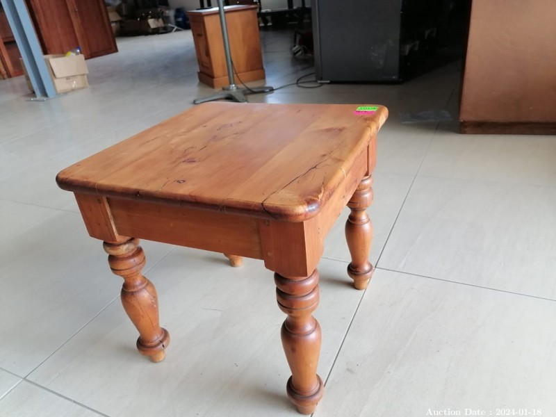 4792 - Solid Wood Side Table