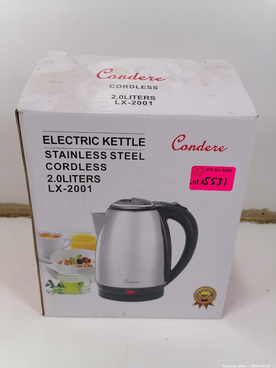 6670- 1x Condere Electric Kettle