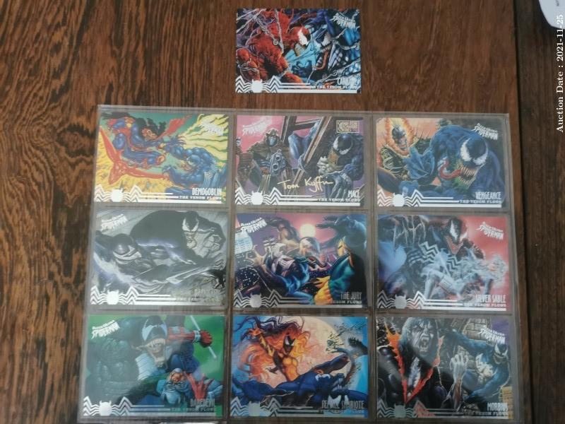 103 - Fleer Ultra Spiderman Collector\'s Cards  - The Venom Flows Series 99 - 108