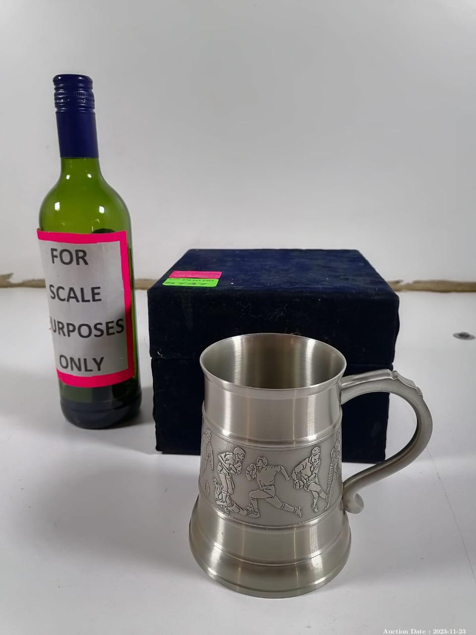 3830 - Sublime Penang Pewter 1995 Rugby World Cup Beer Mug