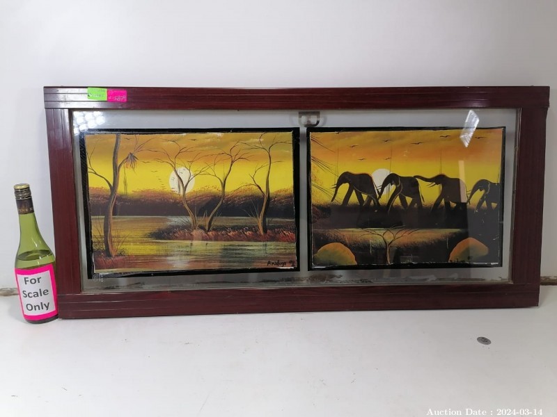 Lot 5879 - Stunning Framed African Art