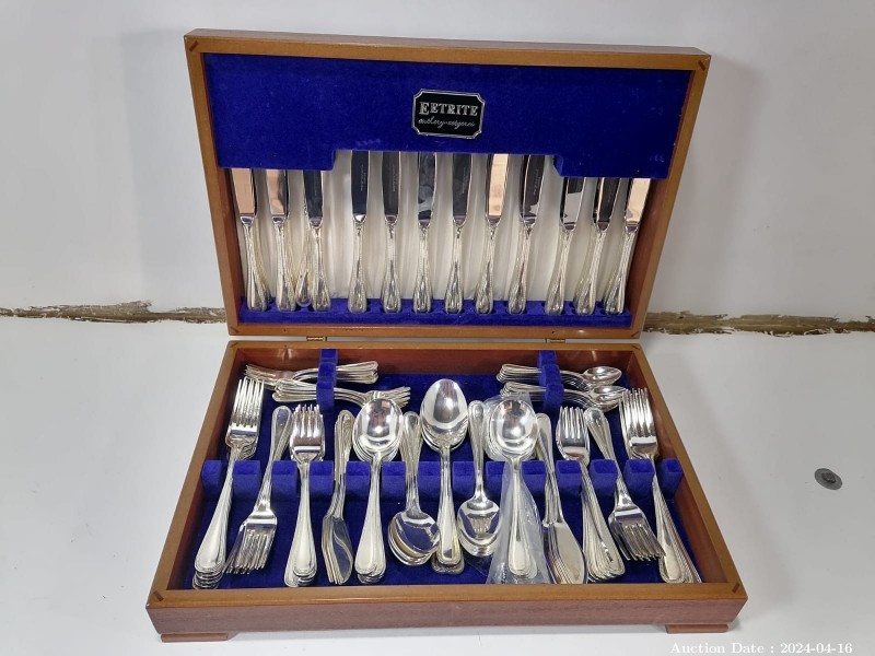 6629-1x Eetrite Cutlery Set/ Silver plated