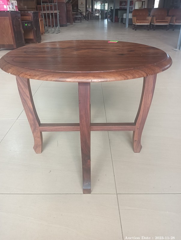 4021 - Amazing Solid Wood Round Table