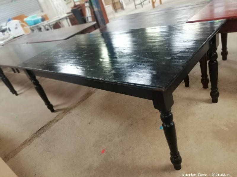317 Solid Pine Table in Dark Stain