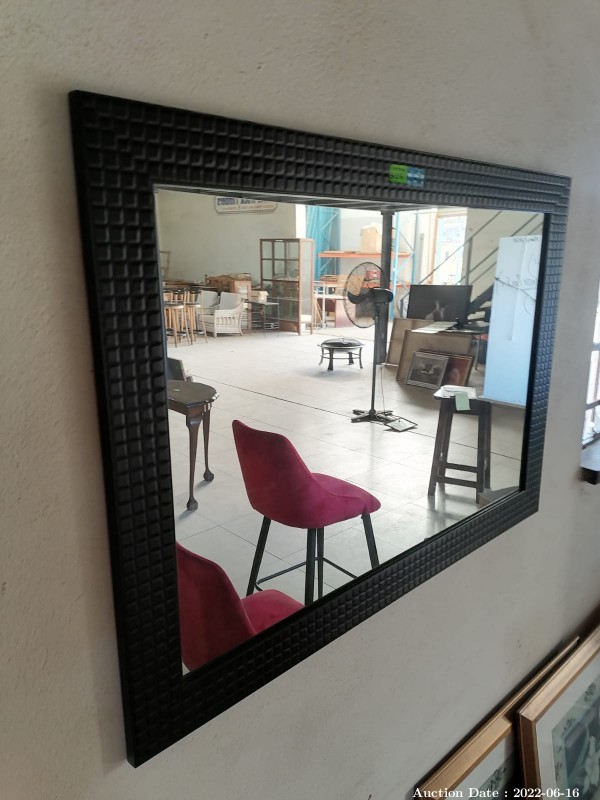 2102 - 1 x Framed Wall Mounted Mirror