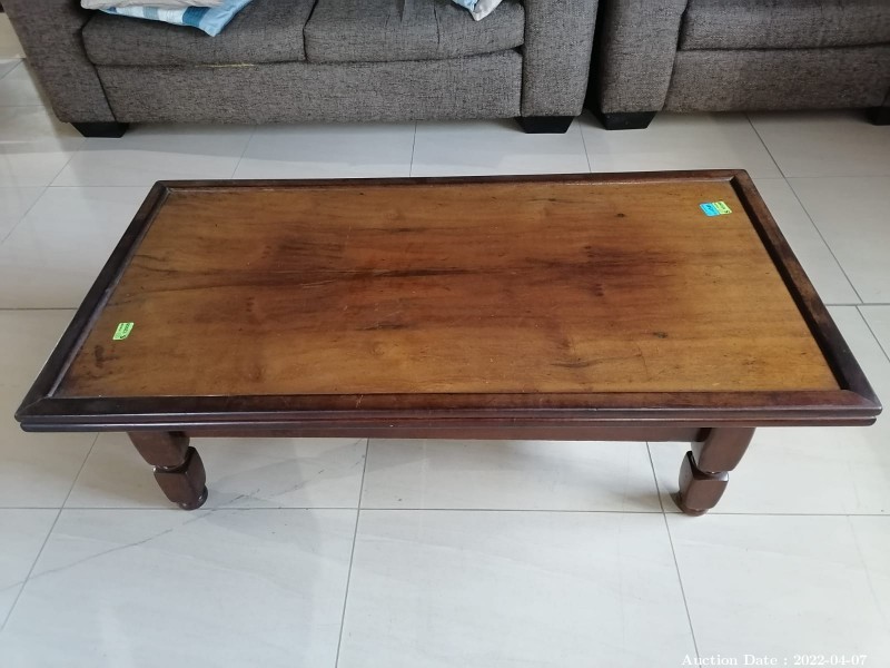 1341 - Wooden Coffee Table 