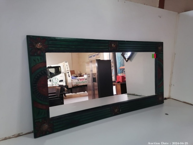 6782- 1x Mirror With Painted Frame