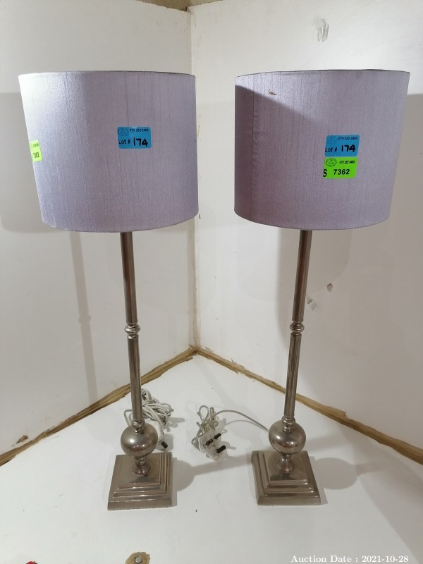 174 - Beautiful Pair of Ornate Lamps