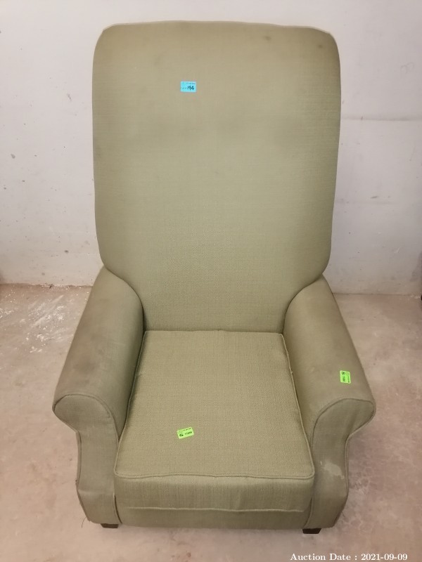 194 - High-Back Upholstered Armchair