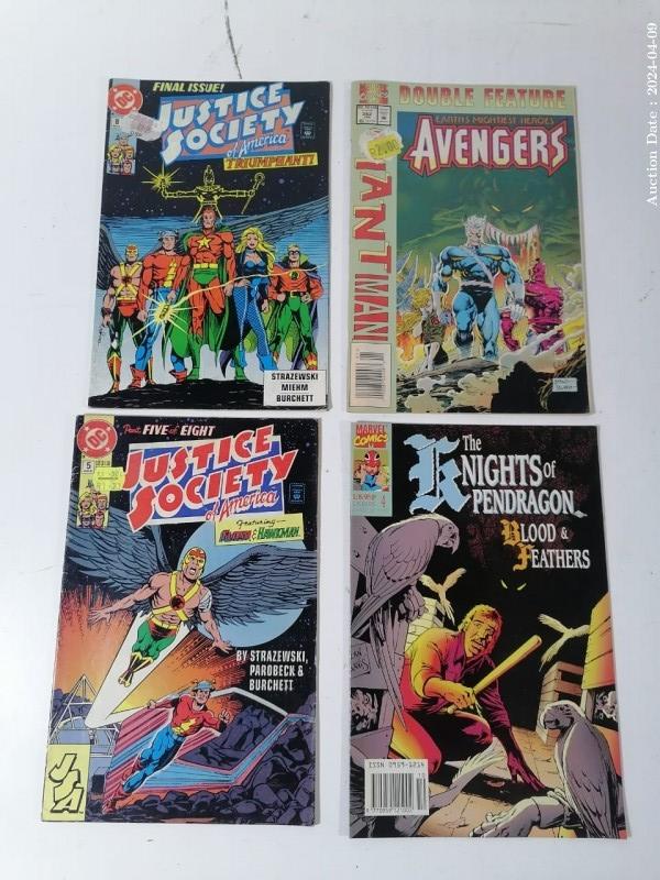Lot 6464 - 4 x Assorted Vintage Comic Books