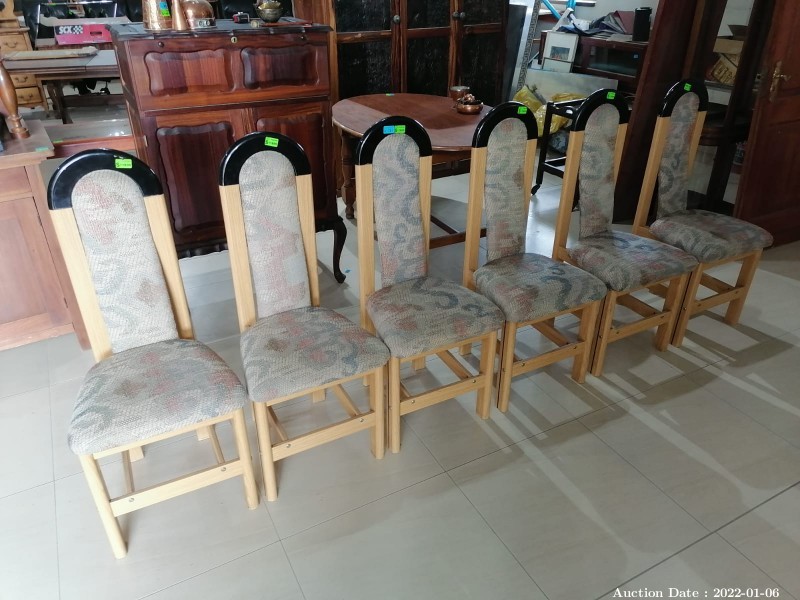 261 - Set of 6 Vintage Dining Chairs