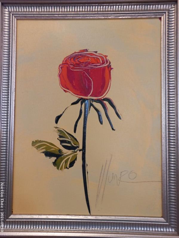 Lot 411 -  Red Rose by Munro