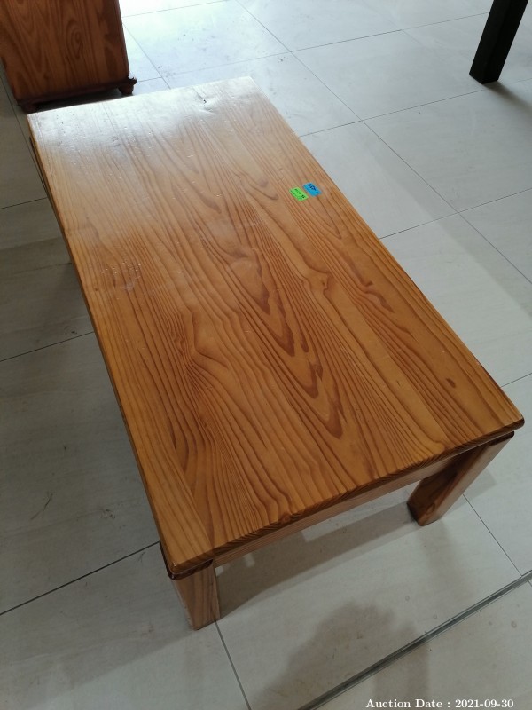 1439 - Solid Wood Coffee Table