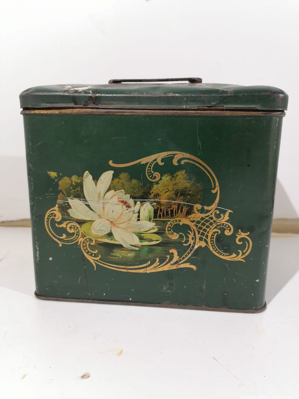 1583 - Antique Storage Tin