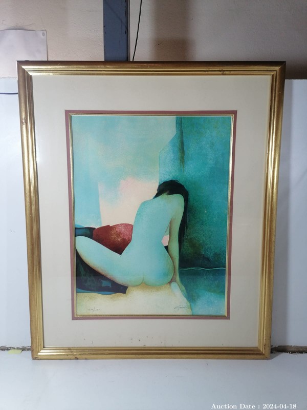 6666-1x Lady Nude Picture Frame