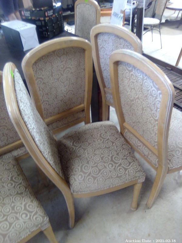 109 Cream and Brown chairs