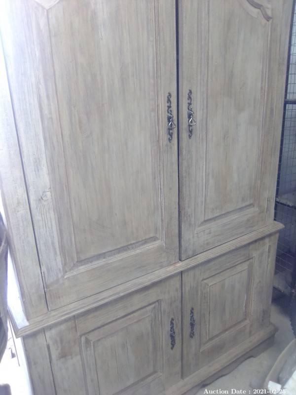 102 Double Door Wood Cabinet