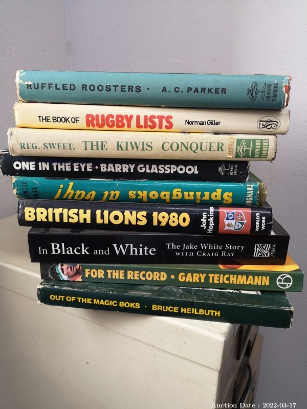 1115 - Joblot of 8 Rugby Books